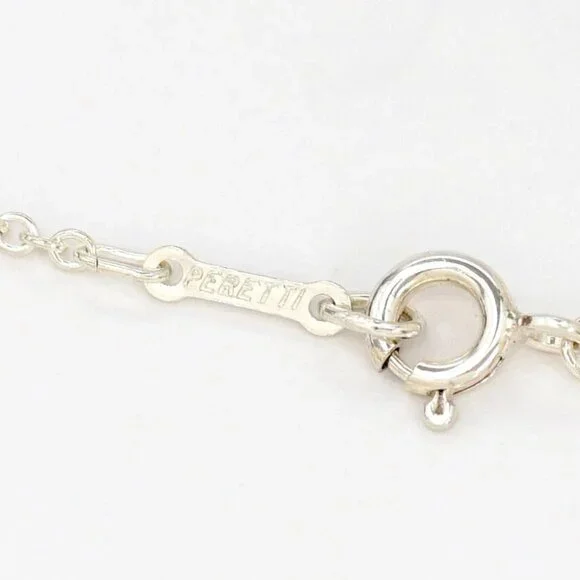 Tiffany & Co. XL Letter K Necklace 30" Silver 925 Peretti Auth w/Bag #22400 - Picture 6 of 9